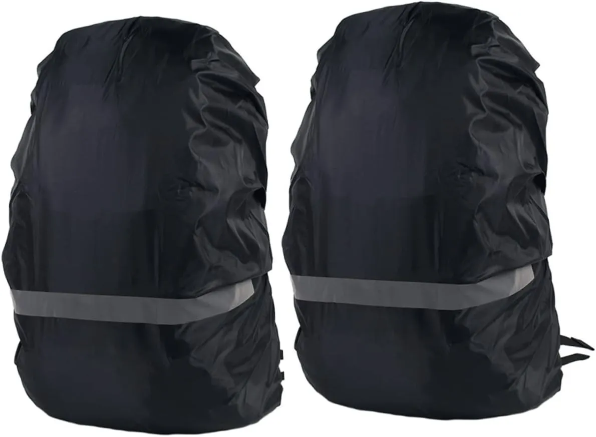 YARNOW Outdoor Backpack Raincoat Rain Cover Waterproof Cover Rucksack Night Safety Reflective Strip