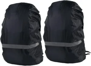 YARNOW Outdoor Backpack Raincoat Rain Cover Waterproof Cover Rucksack Night Safety Reflective Strip