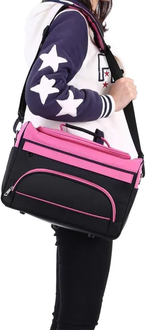 YUYTE Professional Cosmetics Beauty Hairdressing Styling Bag, Multi-functional Hair Stylist Hairdresser Salon Makeup Beauty Cosmetics Organizer Tool Bag Case Holder Box with Strap for Hair Stylist