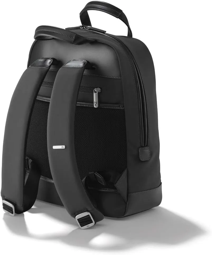 ZERO Halliburton The Journal Nylon Lightweight Backpack (Gray, Small Backpack)