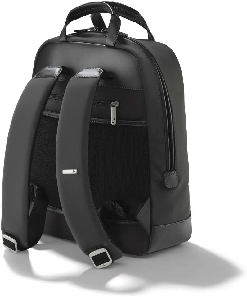 ZERO Halliburton The Journal Nylon Lightweight Backpack (Gray, Small Backpack)