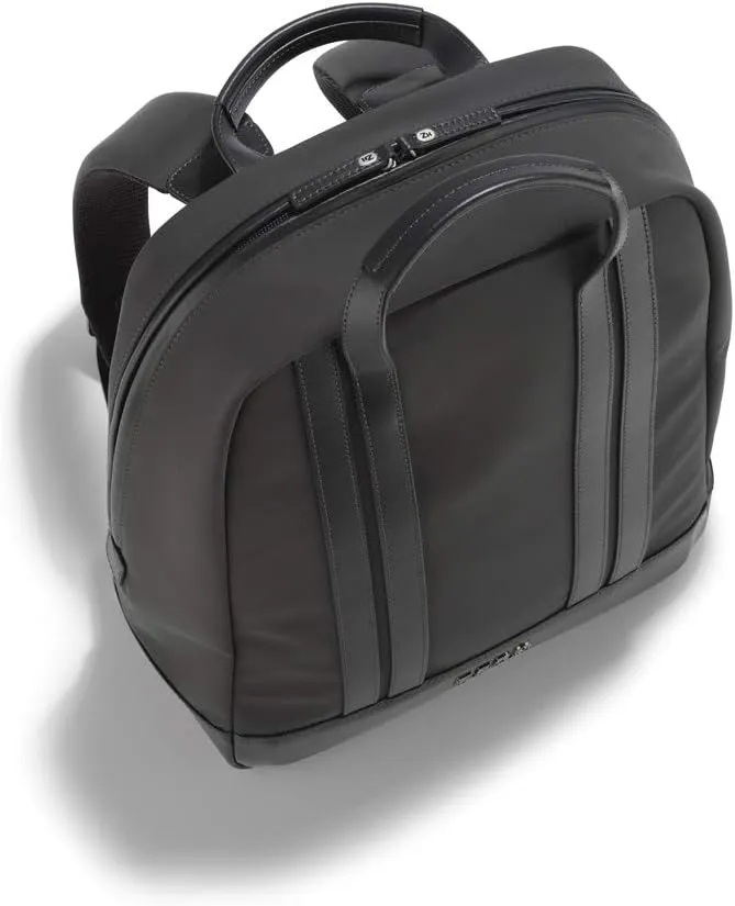ZERO Halliburton The Journal Nylon Lightweight Backpack (Gray, Small Backpack)