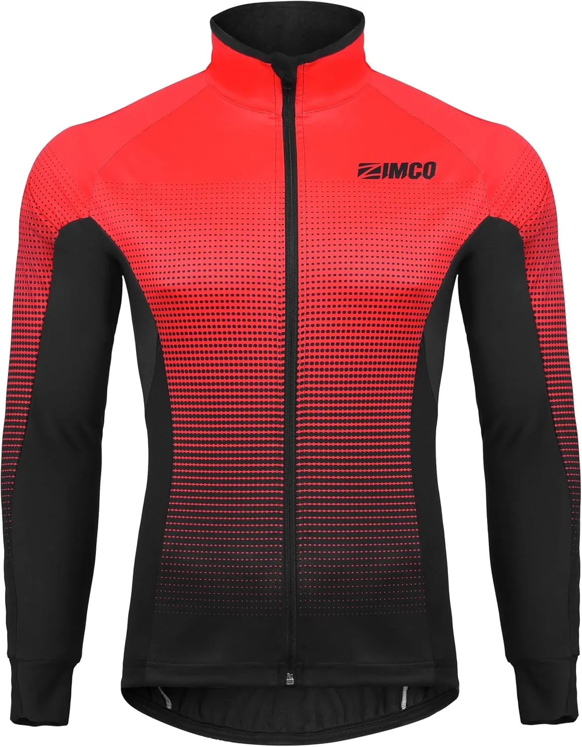 Zimco Pro Men Winter Cycling Jackets High Viz Bicycle Jersey Windproof Thermal Insulated Jacket