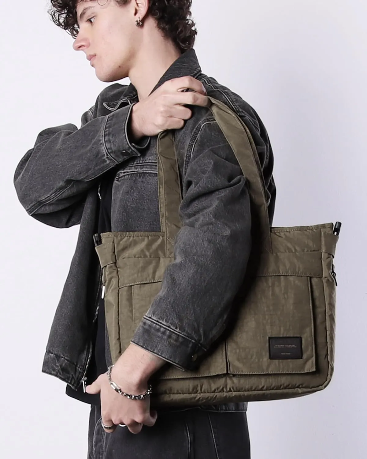 ZIMEGO Stylish Casual Business Laptop Tote Bag – Durable Travel Crossbody Shoulder Bag